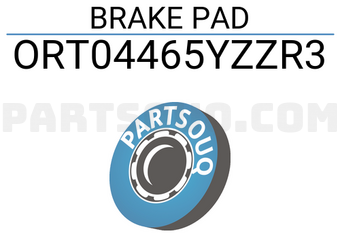 ORIENT SPARE PARTS ORT04465YZZR3 BRAKE PAD