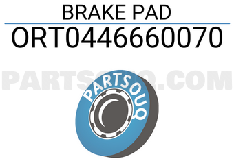 ORIENT SPARE PARTS ORT0446660070 BRAKE PAD