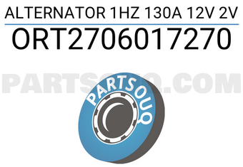ORIENT SPARE PARTS ORT2706017270 ALTERNATOR 1HZ 130A 12V 2V