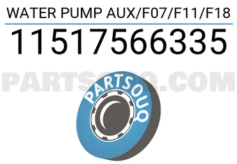 Pierburg 11517566335 WATER PUMP AUX/F07/F11/F18