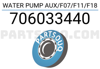 Pierburg 706033440 WATER PUMP AUX/F07/F11/F18