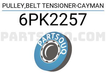 Porsche 6PK2257 PULLEY,BELT TENSIONER-CAYMAN