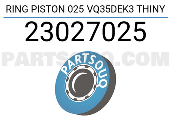 RIKEN 23027025 RING PISTON 025 VQ35DEK3 THINY