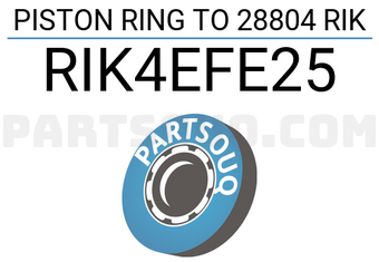RIKEN RIK4EFE25 PISTON RING TO 28804 RIK