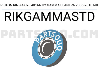 RIKEN RIKGAMMASTD PISTON RING 4 CYL 40166 HY GAMMA ELANTRA 2006-2010 RIK