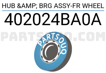 Renault 402024BA0A HUB & BRG ASSY-FR WHEEL