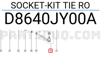 Renault D8640JY00A SOCKET-KIT TIE RO