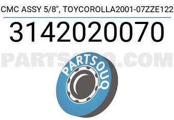SANYCO 3142020070 CMC ASSY 5/8", TOYCOROLLA2001-07ZZE122