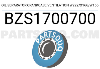 SCHNIEDER BZS1700700 OIL SEPARATOR CRANKCASE VENTILATION W222/X166/W166