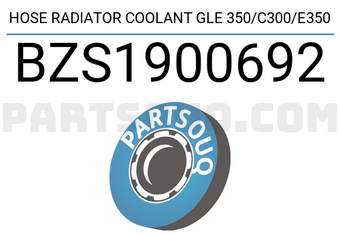 SCHNIEDER BZS1900692 HOSE RADIATOR COOLANT GLE 350/C300/E350