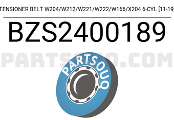 SCHNIEDER BZS2400189 TENSIONER BELT W204/W212/W221/W222/W166/X204 6-CYL [11-19]