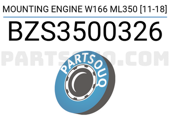 SCHNIEDER BZS3500326 MOUNTING ENGINE W166 ML350 [11-18]
