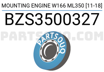 SCHNIEDER BZS3500327 MOUNTING ENGINE W166 ML350 [11-18]