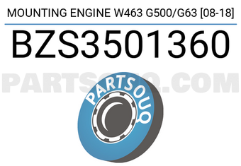 SCHNIEDER BZS3501360 MOUNTING ENGINE W463 G500/G63 [08-18]
