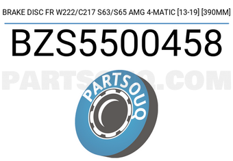 SCHNIEDER BZS5500458 BRAKE DISC FR W222/C217 S63/S65 AMG 4-MATIC [13-19] [390MM]