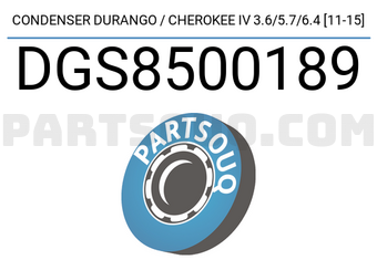 SCHNIEDER DGS8500189 CONDENSER DURANGO / CHEROKEE IV 3.6/5.7/6.4 [11-15]