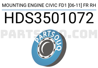 SCHNIEDER HDS3501072 MOUNTING ENGINE CIVIC FD1 [06-11] FR RH