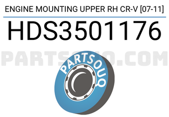 SCHNIEDER HDS3501176 ENGINE MOUNTING UPPER RH CR-V [07-11]