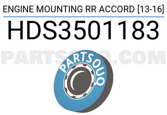 SCHNIEDER HDS3501183 ENGINE MOUNTING RR ACCORD [13-16]