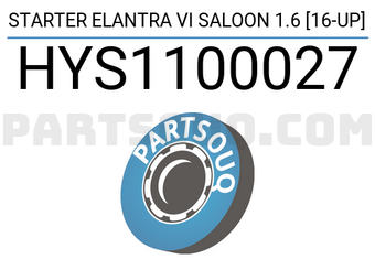 SCHNIEDER HYS1100027 STARTER ELANTRA VI SALOON 1.6 [16-UP]
