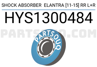 SCHNIEDER HYS1300484 SHOCK ABSORBER ELANTRA [11-15] RR L+R