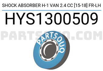 SCHNIEDER HYS1300509 SHOCK ABSORBER H-1 VAN 2.4 CC [15-18] FR-LH