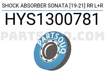 SCHNIEDER HYS1300781 SHOCK ABSORBER SONATA [19-21] RR L+R