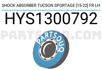 SCHNIEDER HYS1300792 SHOCK ABSORBER TUCSON SPORTAGE [15-22] FR LH