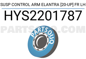 SCHNIEDER HYS2201787 SUSP CONTROL ARM ELANTRA [20-UP] FR LH