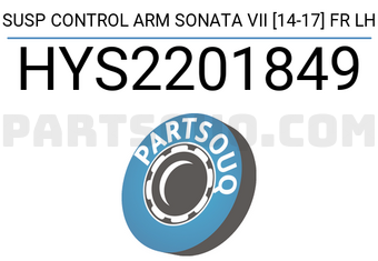 SCHNIEDER HYS2201849 SUSP CONTROL ARM SONATA VII [14-17] FR LH