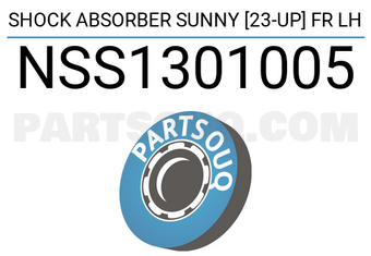 SCHNIEDER NSS1301005 SHOCK ABSORBER SUNNY [23-UP] FR LH