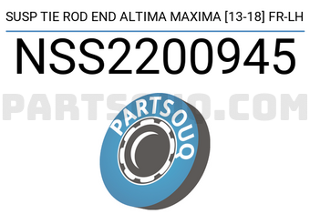 SCHNIEDER NSS2200945 SUSP TIE ROD END ALTIMA MAXIMA [13-18] FR-LH