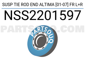 SCHNIEDER NSS2201597 SUSP TIE ROD END ALTIMA [01-07] FR L+R