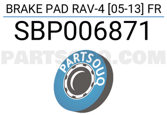 SCHNIEDER SBP006871 BRAKE PAD RAV-4 [05-13] FR