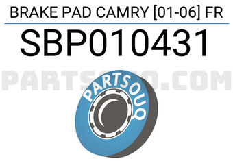 SCHNIEDER SBP010431 BRAKE PAD CAMRY [01-06] FR