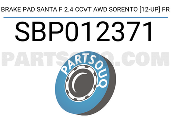 SCHNIEDER SBP012371 BRAKE PAD SANTA F 2.4 CCVT AWD SORENTO [12-UP] FR