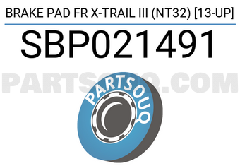 SCHNIEDER SBP021491 BRAKE PAD FR X-TRAIL III (NT32) [13-UP]