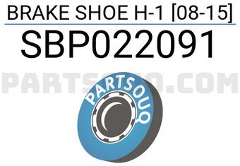 SCHNIEDER SBP022091 BRAKE SHOE H-1 [08-15]