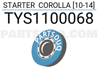 SCHNIEDER TYS1100068 STARTER COROLLA [10-14]