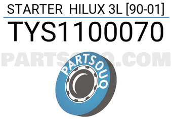 SCHNIEDER TYS1100070 STARTER HILUX 3L [90-01]