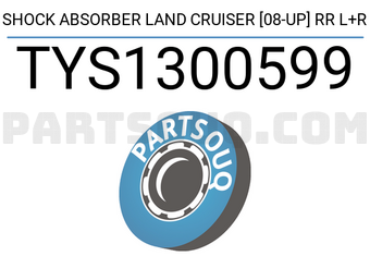 SCHNIEDER TYS1300599 SHOCK ABSORBER LAND CRUISER [08-UP] RR L+R