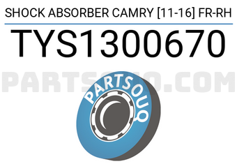SCHNIEDER TYS1300670 SHOCK ABSORBER CAMRY [11-16] FR-RH