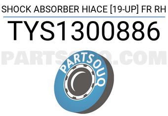SCHNIEDER TYS1300886 SHOCK ABSORBER HIACE [19-UP] FR RH