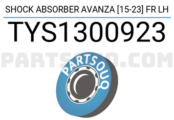 SCHNIEDER TYS1300923 SHOCK ABSORBER AVANZA [15-23] FR LH