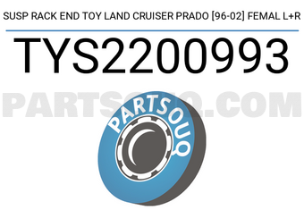 SCHNIEDER TYS2200993 SUSP RACK END TOY LAND CRUISER PRADO [96-02] FEMAL L+R