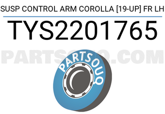 SCHNIEDER TYS2201765 SUSP CONTROL ARM COROLLA [19-UP] FR LH