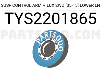 SCHNIEDER TYS2201865 SUSP CONTROL ARM HILUX 2WD [05-15] LOWER LH