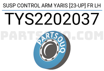 SCHNIEDER TYS2202037 SUSP CONTROL ARM YARIS [23-UP] FR LH