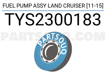 SCHNIEDER TYS2300183 FUEL PUMP ASSY LAND CRUISER [11-15]