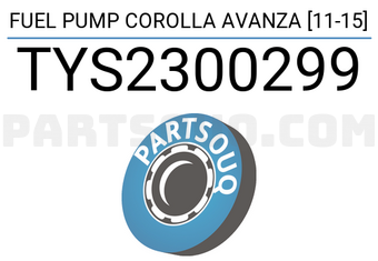 SCHNIEDER TYS2300299 FUEL PUMP COROLLA AVANZA [11-15]